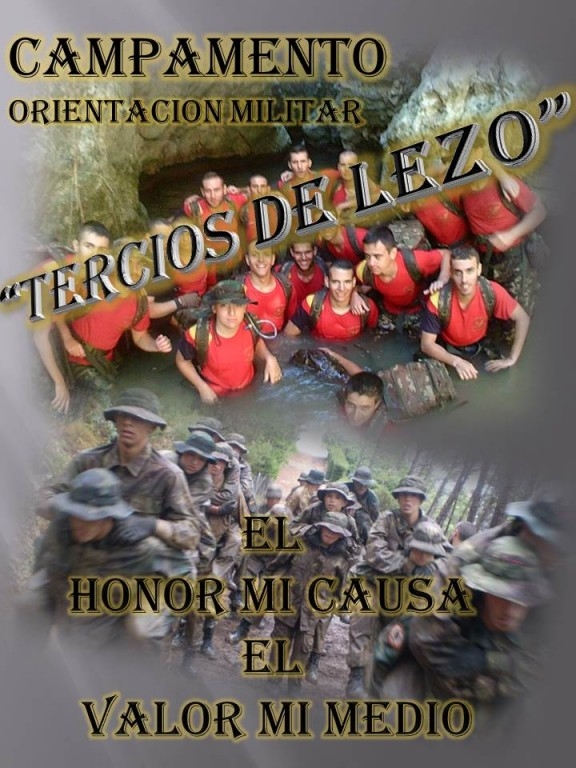 Campamento Juvenil de Orientación Militar "Tercios de Lezo": "El Honor mi causa, el Valor mi medio"