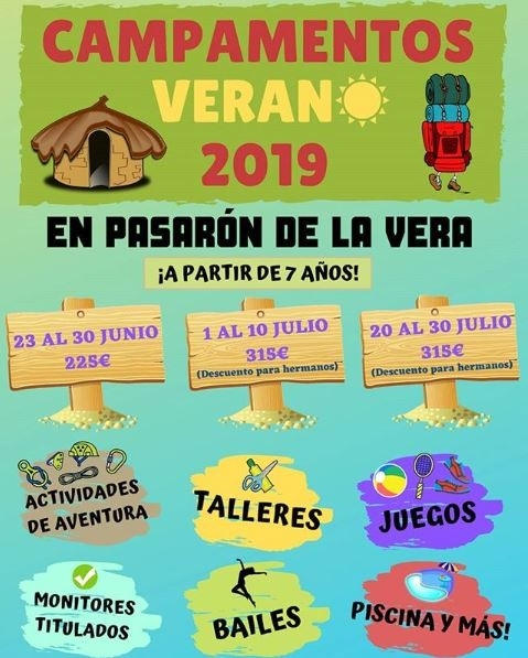 Campamentos Papirola 2019 - "Las Castellanas": Pasarón de la Vega
